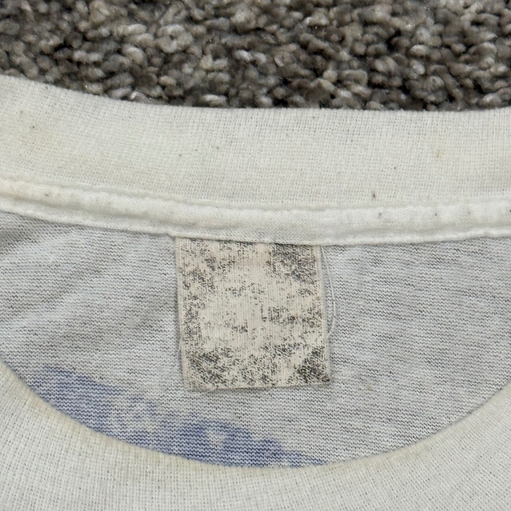 Vintage 1989 Jeff Beck Guitar Shop Shirt Brockum White Single Stitch Mens‎ XL - Picture 5 of 6